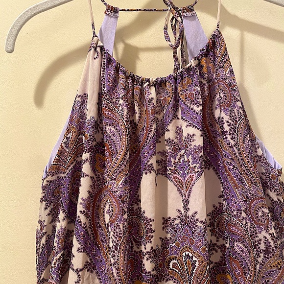 Revolve Sayrd Maxi Dress in Purple Paisley NWT - Picture 9 of 11